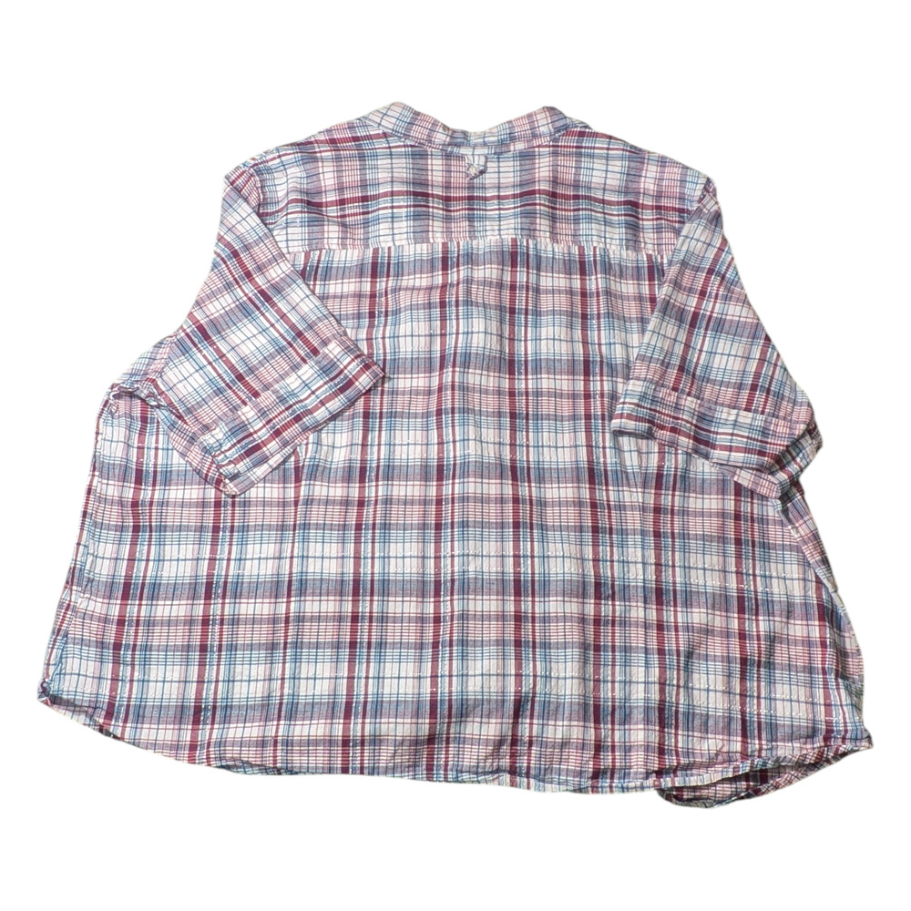 Liz & Me Women's Shirt Plaid Size 4XL Great Condition - Picture 4 of 4